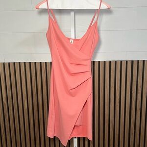 Sunset + Spring Coral Dress